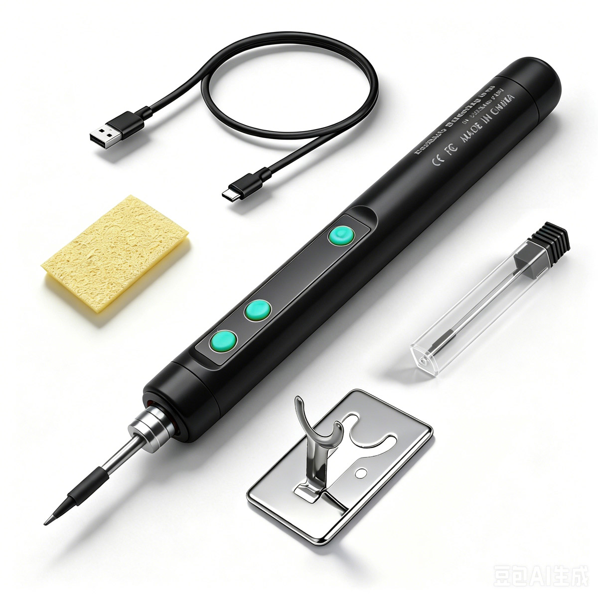 Electronics Repair Tool Kit - USB Rechargeable Digital Soldering Iron Kit
