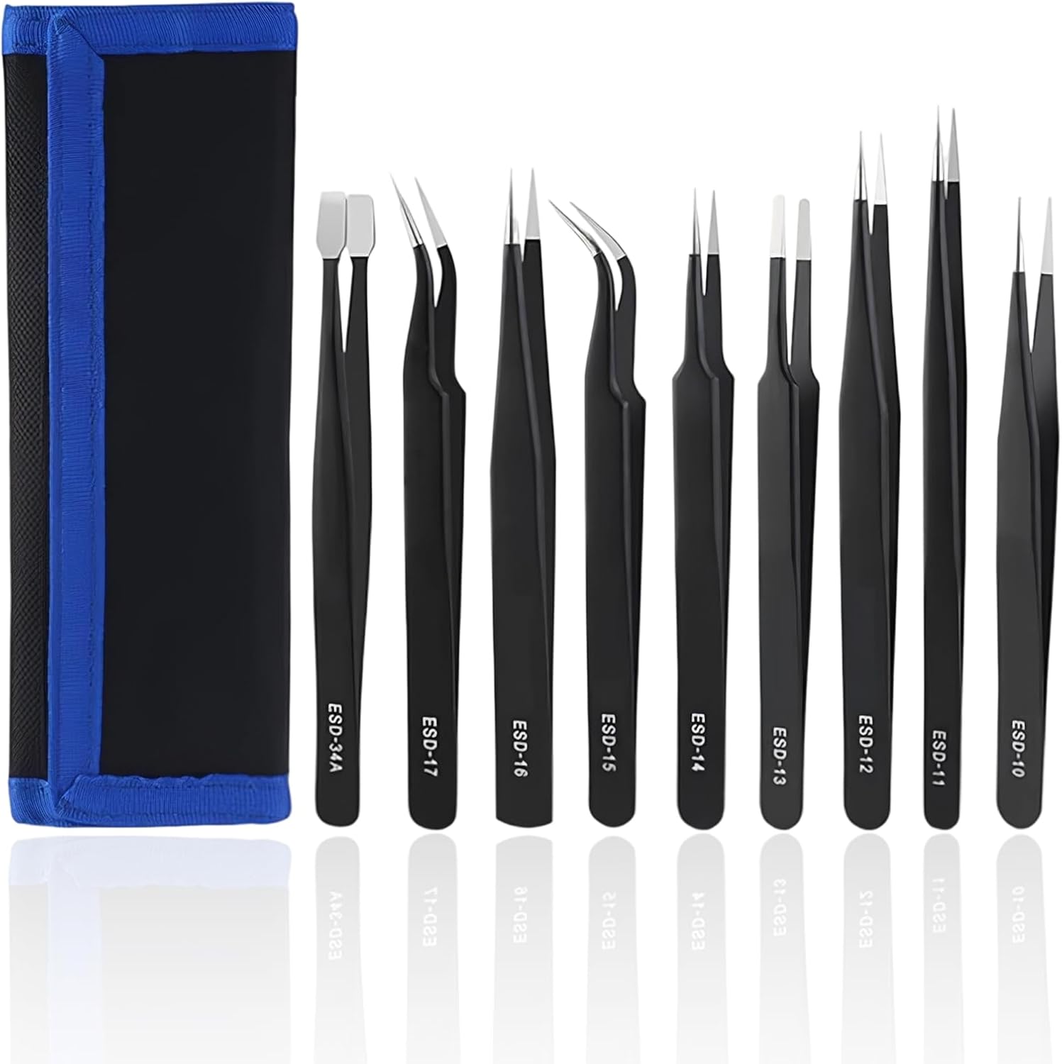Precision Anti-static Tweezers - Electronics Repair Tool Kit ulasan dan harga