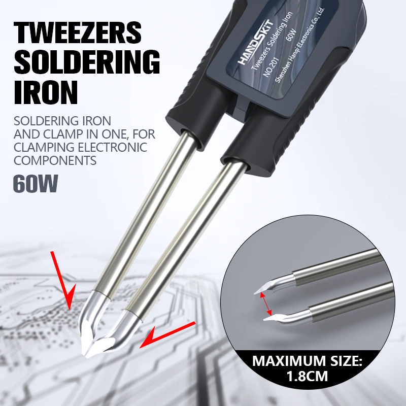 T12 Soldering Station Tweezers - Electronics Repair Tool Kit ulasan dan harga