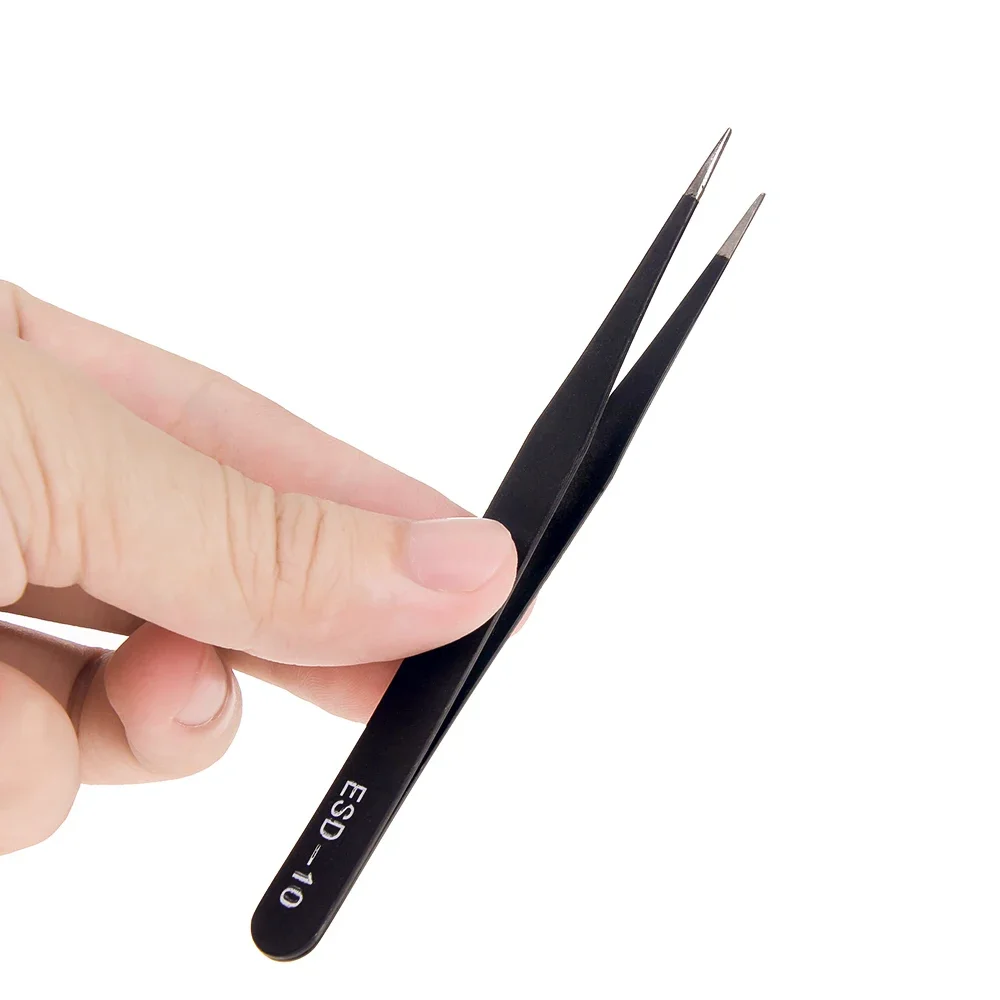 6pcs Precision Tweezers Set ES - Electronics Repair Tool Kit ulasan dan harga