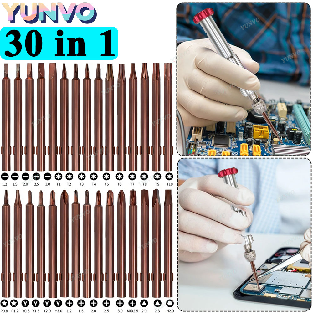 30 in 1 Magnetic Precision Scr - Electronics Repair Tool Kit ulasan dan harga