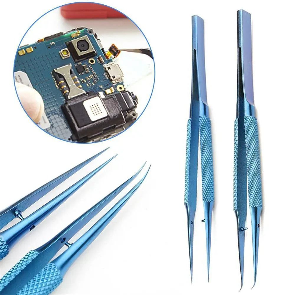 Precision Titanium Alloy Anti- - Smd Tweezer Set ulasan dan harga