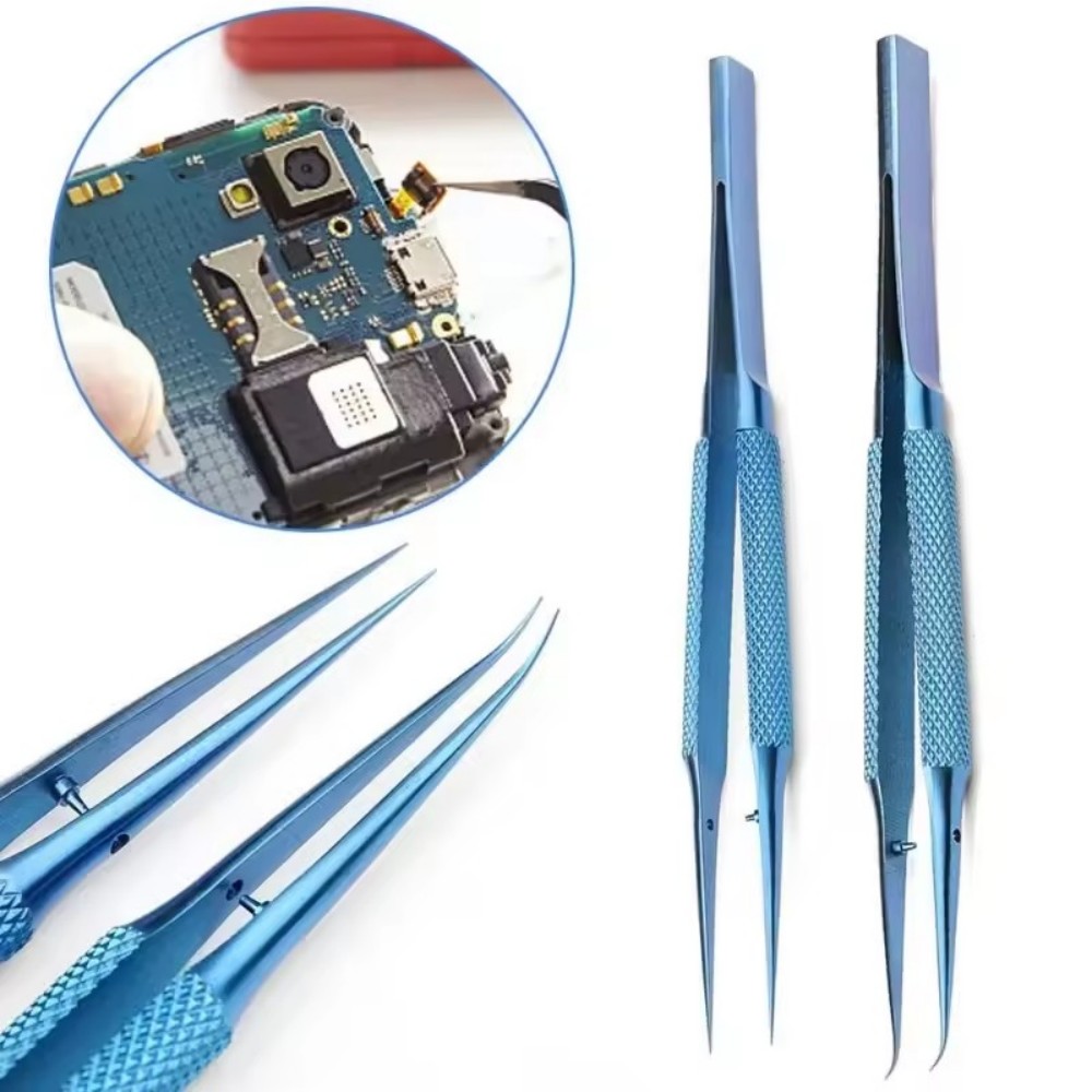 1pc Titanium Alloy Anti-Magnet - Smd Tweezer Set ulasan dan harga