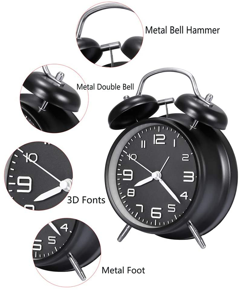 4 Inch Twin Bell Loud Alarm Cl - Electronics Repair Desk ulasan dan harga