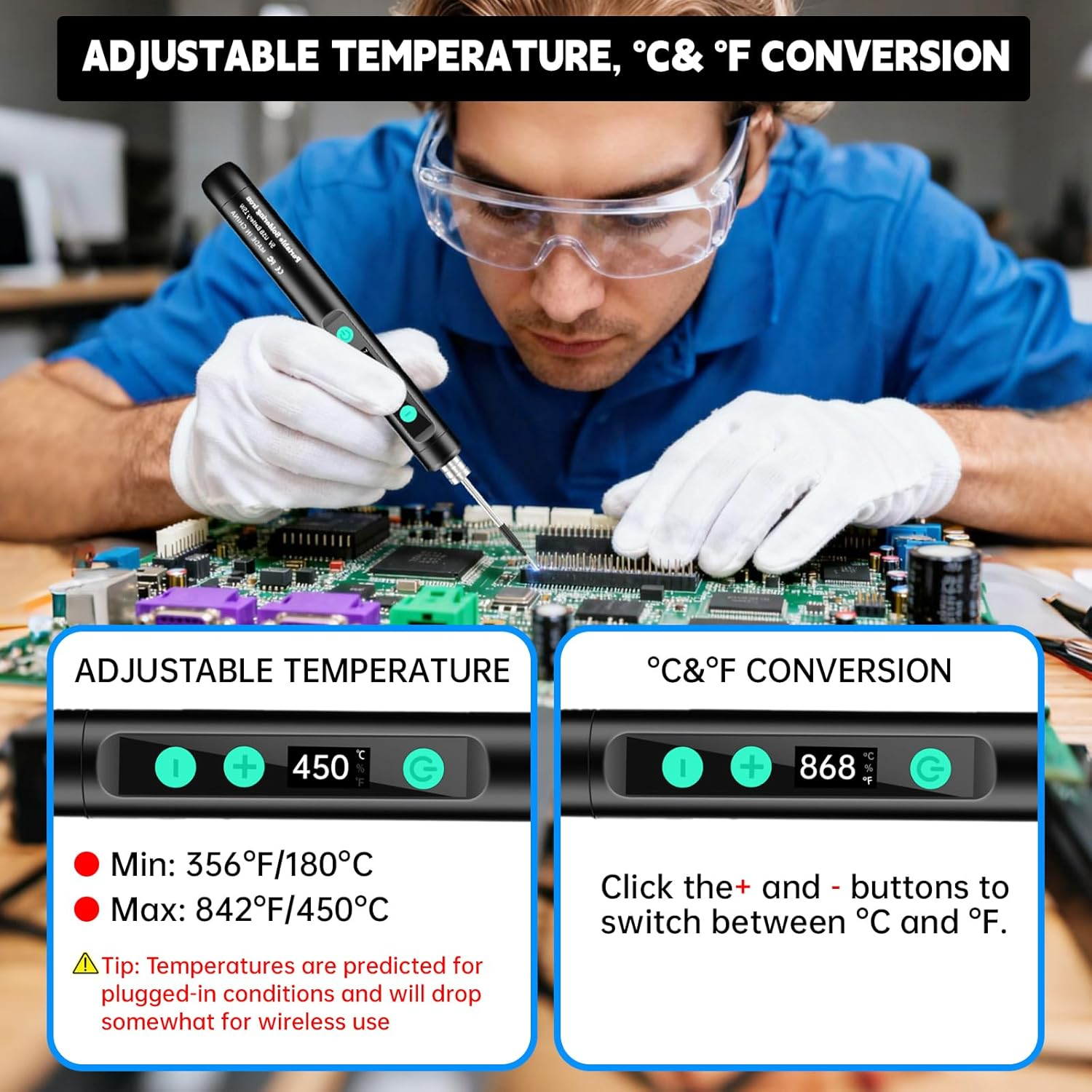 USB Rechargeable Digital Solde - Electronics Repair Tool Kit ulasan dan harga