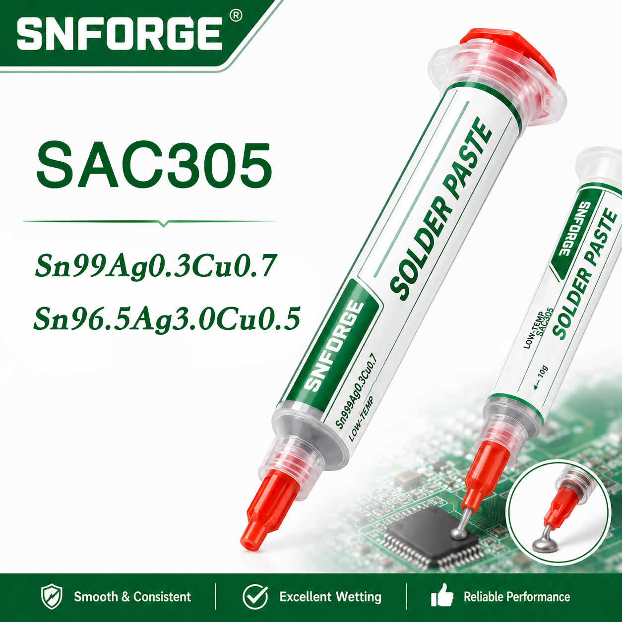 SAC305 Solder Paste Welding Ti - Electronics Repair School ulasan dan harga