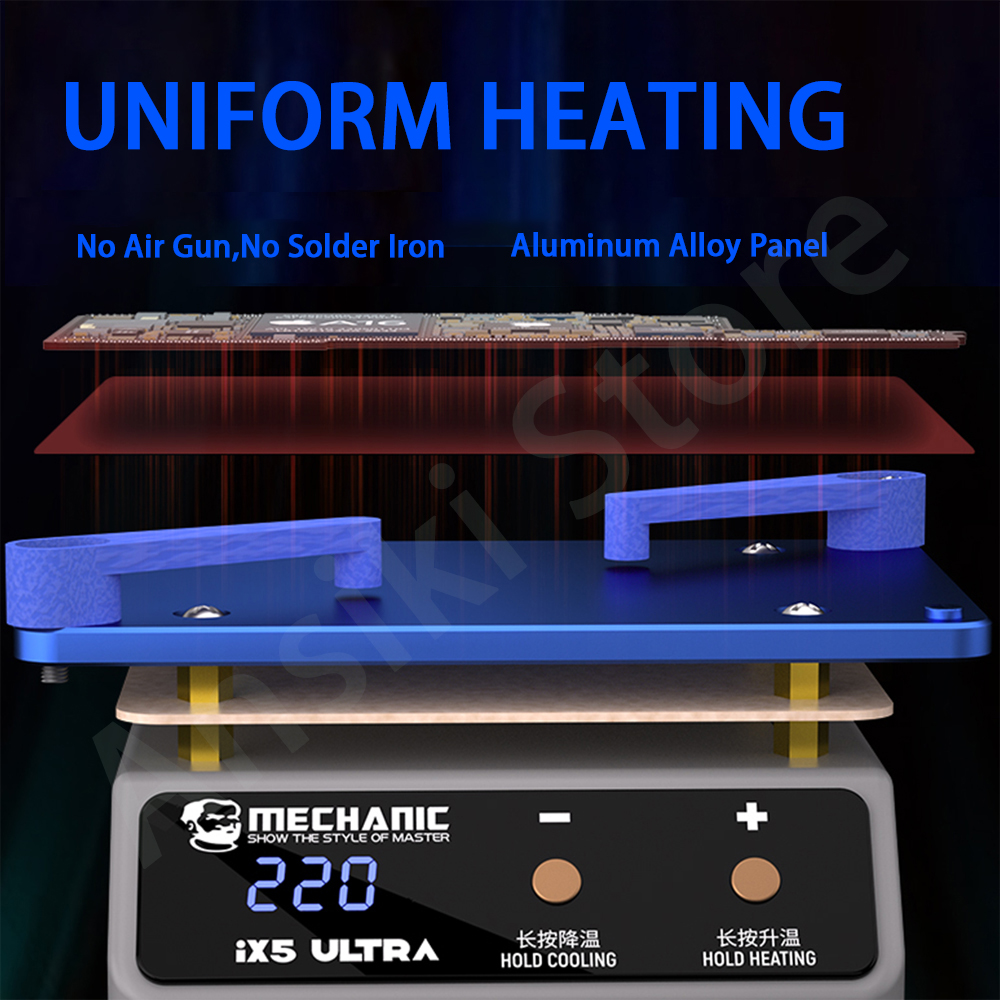 MECHANIC ix5 Ultra Heating Pla - Electronics Repair Desk ulasan dan harga
