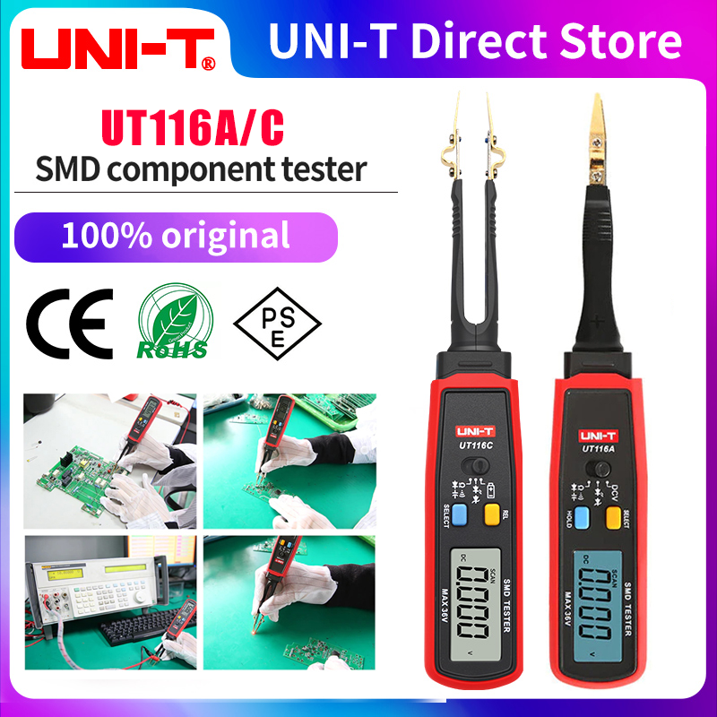 UNI-T UT116A UT116C Digital Tw - Smd Tweezer Set ulasan dan harga