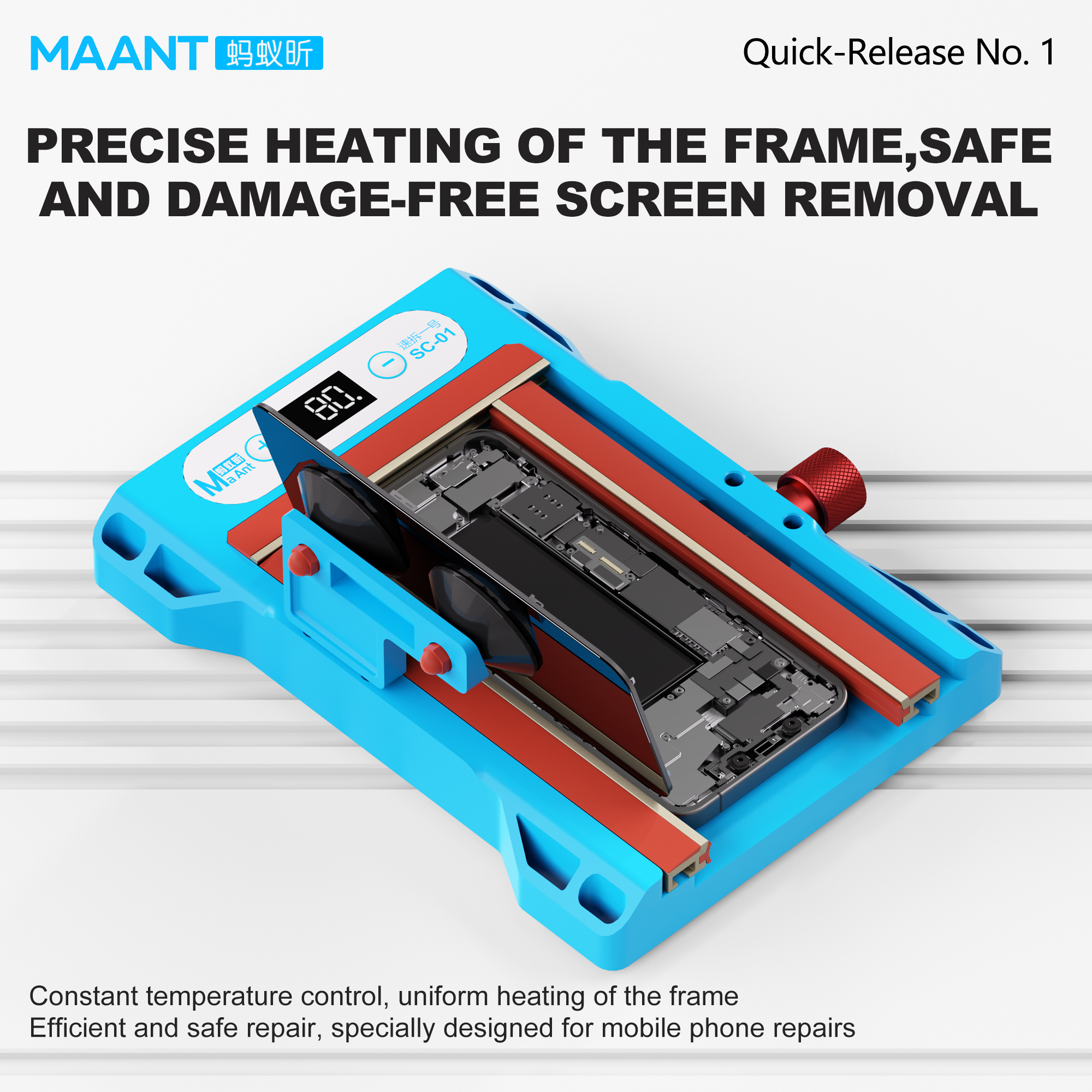 MAANT SC-01 Quick-Release No.1 - Screen Separator Machine ulasan dan harga