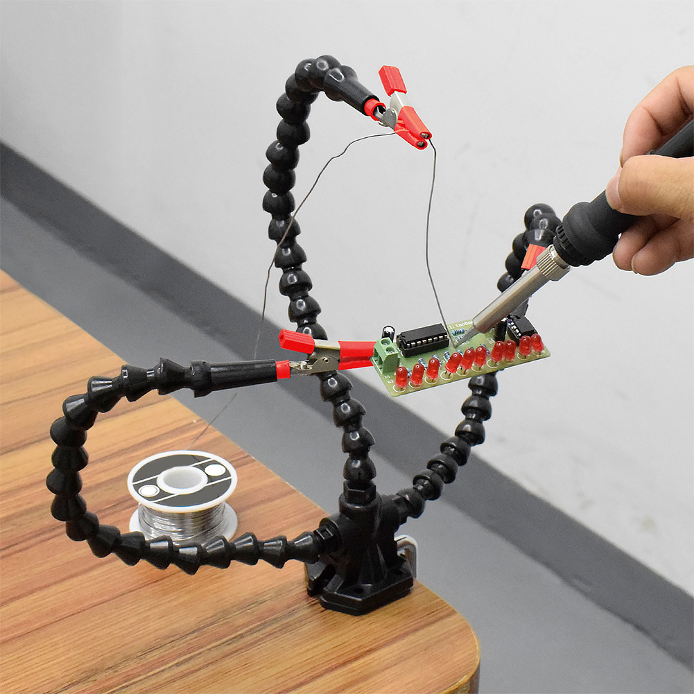 Desk Clamp Soldering Helping H - Electronics Repair Desk ulasan dan harga