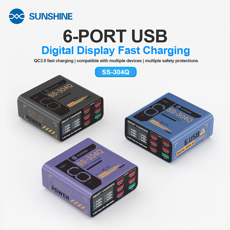 SUNSHINE SS-304Q 6-port USB Di - Screen Separator Machine ulasan dan harga